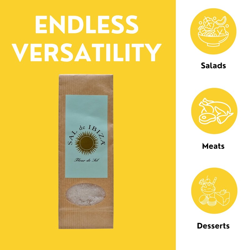 Fleur de Sel Sal de Ibiza 150 Gram Refill Bag