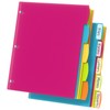 HABGP 3 Ring Binder Dividers with Tabs, 10PCS/2 Set Plastic