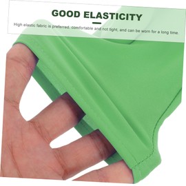 Minkissy 3pairs Fingerless Uv Gloves for Nail Art Lightweight Spandex Sunscreen Mitts for Women and Men Half-finger Design for Sun during Gel Nail Application