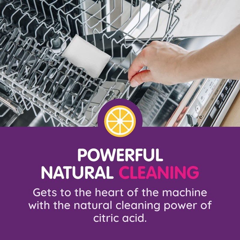 Vamoosh 6-in-1 Dishwasher Cleaner | Natural Citric Acid Cleaning Formula