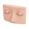 Lash Mannequin Head with 3 Pairs Replaceable Eyelid Silicone Eyelash