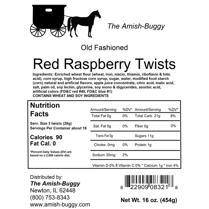 Arndts Fudgery Amish Licorice Twists - Three 16 Oz Pkgs