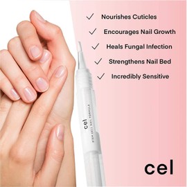 cel- Suero reparador fortalecedor de uñas MD Cuticle Oil Pen: reparador de uñas dañadas: ayuda a reparar y reparar