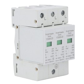 Surge Protector Lightning Protection 3 Phase Flame Retardant Protective Device for Home 420V