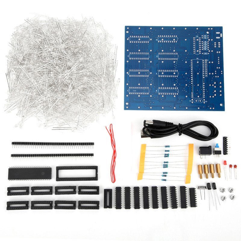 LED Light DIY Kit 3D Printed Circuit Board Stable Printed
