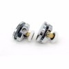 Cokritsm 23mm Shower Door Rollers for Curved Glass Doors 4-6mm,