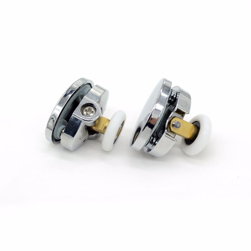 Cokritsm 23mm Shower Door Rollers for Curved Glass Doors 4-6mm,