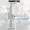 NQEUEPN Weight Stack Pin, 3/8 Inch Diameter 6 Inch Weight
