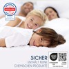 Mattress Protector 160 x 200 cm, Waterproof, Made in EU