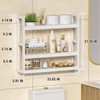 Domax Bathroom Shelves Over Toilet Storage - 3 Tier Wall