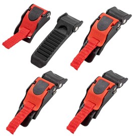 Set of 4 Helmet Clips, Helmet Buckle, Quick Release, Bike Helmet Buckle, Motorcycle Helmet Lock, Helmet Holder, Helmet Chin Strap, For Fixing, Convenient to Use, Easy to Install