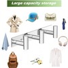 VINHOLD Wall Mounted Coat Rack-3 Hooks, Heavy Duty Stainless Steel