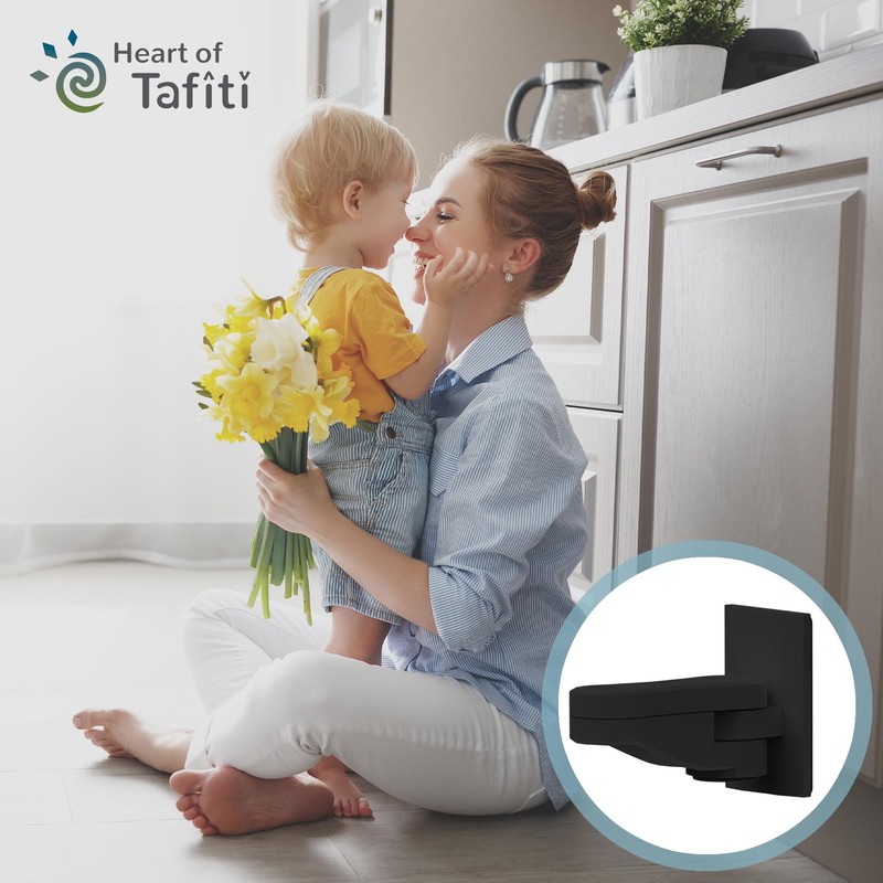 Heart of Tafiti 4 Pack Childproof Door Lever Lock, Baby