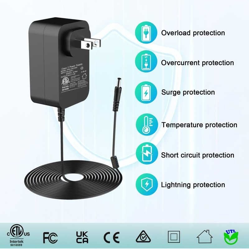 HY1C dc 15v Charger Power Adapter Compatible DC15V 0.1A 0.5A