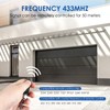 3 Pcs 433MHz Copy Remote Opener, 4 in 1 Remote