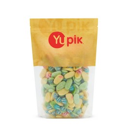 Yupik Gummy Jelly Caps, 1 kg, Gluten-Free, Sugary Coating, Fruity Flavor, Cap-Shaped, Chewy Gummies, Fun Treat, Sweet Candy, Delicious Snack, Ideal for Gifting & Holidays