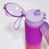 Hydration Water Bottle - Mauve Top, 1 Litre Graduated, BPA
