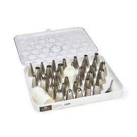 De Buyer 2114.10 35 Piping Nozzle Set + Stainless Steel Adapters