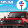 CoolBalls Original USA American Flag (2-Sided) Car, Truck, SUV, Antenna