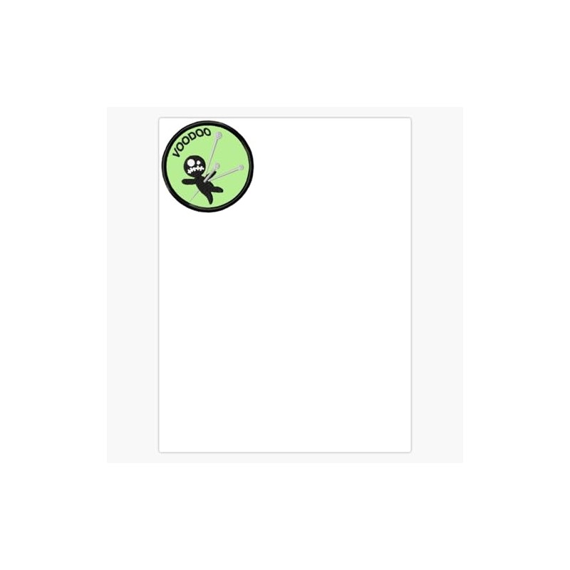 Leyland Designs Voodoo Geek Merit Badge Bumper Sticker Window Water