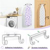 XILIMEN Ironing Board Holder Wall Mount, Iron Board Hanger Stainless