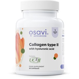Osavi Collagen Type II with Hyaluronic Acid – 30 Caps| UC–II® Undenatured Collagen for Joint & Cartilage Health | Supports Collagen Formation & Bone Function | with Rose Hip Extract & Vitamin C