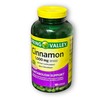 Cinnamon 1000mg- Capsules Plus Chromium, 180ct (Pack of 1)