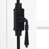 A29 Hardware 9 Feet Iron Lever Style Door Cremone Bolt,