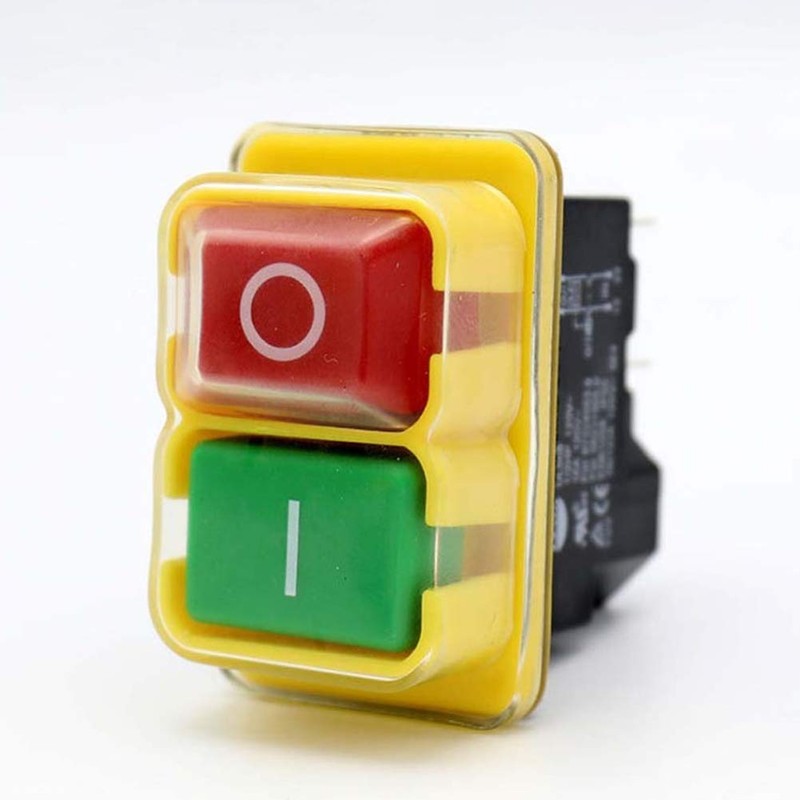 KEDU KJD17B 120V/16A 4 Pins Industrial Electromagnetic Switch Waterproof ON
