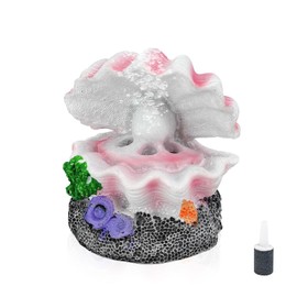 WishLotus Mini Volcano Aquarium Bubbler Decorations, Resin Fish Tank Decorations with Bubble Stone
