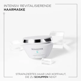 Kérastase Symbiosis, Nourishing Anti-Dandruff Hair Mask, For Damaged and Dry Hair, Sulphate Free, Masque Revitalisant Essentiel, 200 ml