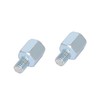 A ABSOPRO Motorcycle 10mm LH to 8mm LH Rearview Mirrors