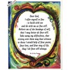 Dear God 3rd Step Prayer AA poster - Heartful Art