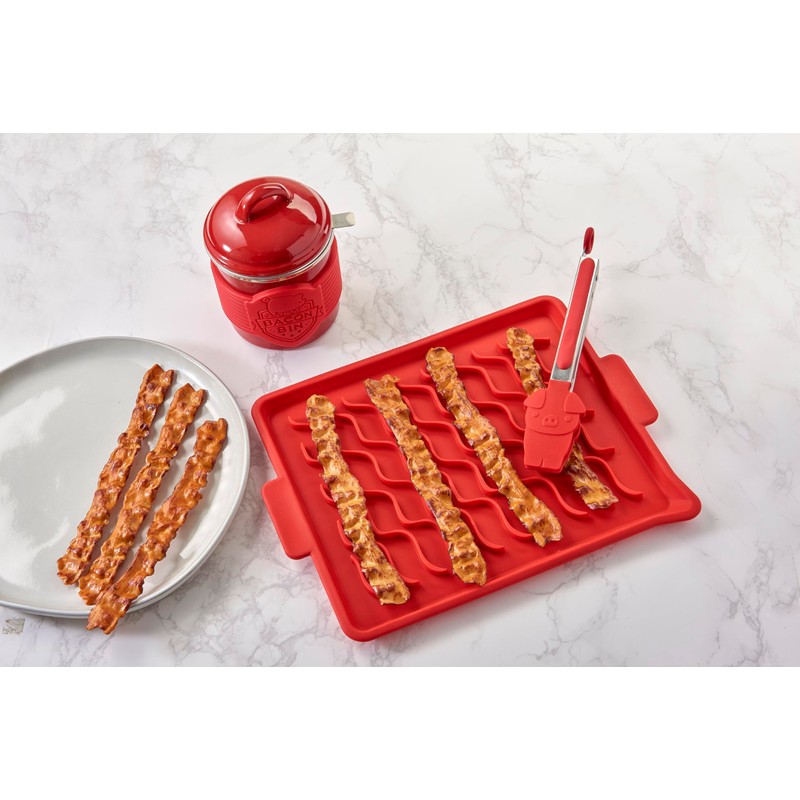 Talisman Designs Silicone Microwave Bacon Tray | Family Friendly Kitchen