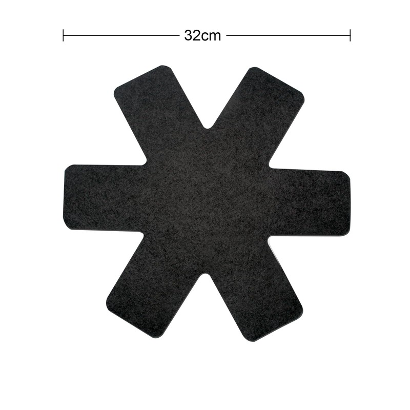 5 Piece Pot Pan Protectors for Stacking, Pan Separators Pads
