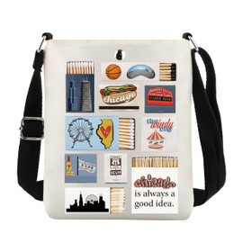 WCGXKO Trip Merchandise Travel Gift Moving to Chicago Gift Chicago Messenger Bag (Chicago Trip XK CA)