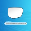 SNEMEEY Passenger Side Mirror Replacement for Honda Civic 2016 2017