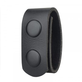 DONGKER Leather Belt Keeper, 1/2/4 Piece Security Belt Holder, Tactical Belt Loops for 2-2.25 Inch Tactical Police Belt