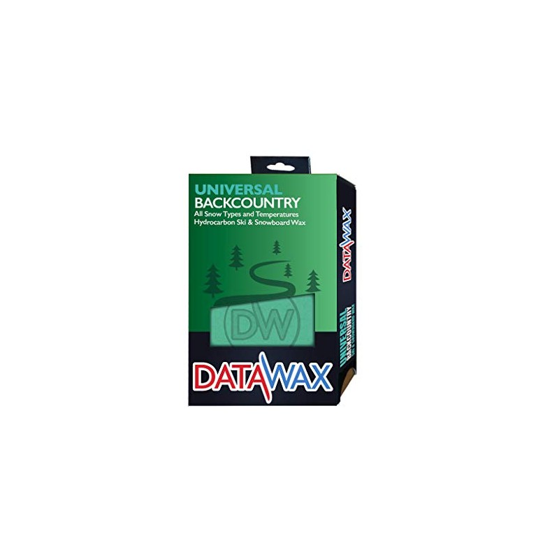 DataWax Unisex Universal Backcountry Ski Wax, Green, 110g UK