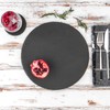 Argon Tableware Round Slate Coasters - 10cm - 6 Piece