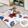 Baby Play Mat for Floor, 50x50 Bounce Shield Baby Play
