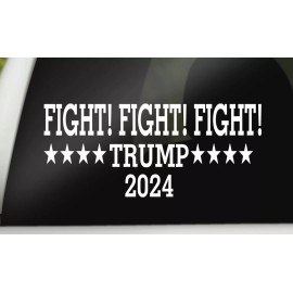 Sticker Tiger FIGHT! FIGHT! FIGHT! TRUMP 2024 You Missed Sticker Decal