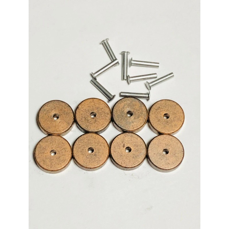 Post War Lionel 8 ZW,VW & KW V-45 Carbon Rollers