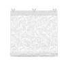 SCHOAL Roman Blind No Drilling Required Burnout Curtains Transparent Eyelet
