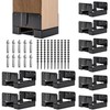 6x6 Post Base 10 PCS Post Bracket Inner Size 5.6"x5.6"