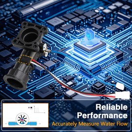 RUHUALIFE Water Heater Flow Sensor - Water Heater Flow Switch Compatible with Navien NPE-A Series Tankless Water Heater NPE-180A NPE-210A NPE-240A Replace# 30008571A T701-128R