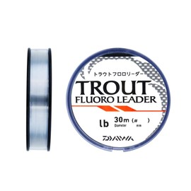 DAIWA Floro Line Trout Florolider, 2 lb, 30 m, Natural Clear