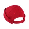 Docker Hat Red Wool Felt for Men and Women Winter