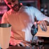 Boston Cocktail Shaker Stainless Steel Rose Gold Glossy Surfaces Leakproof