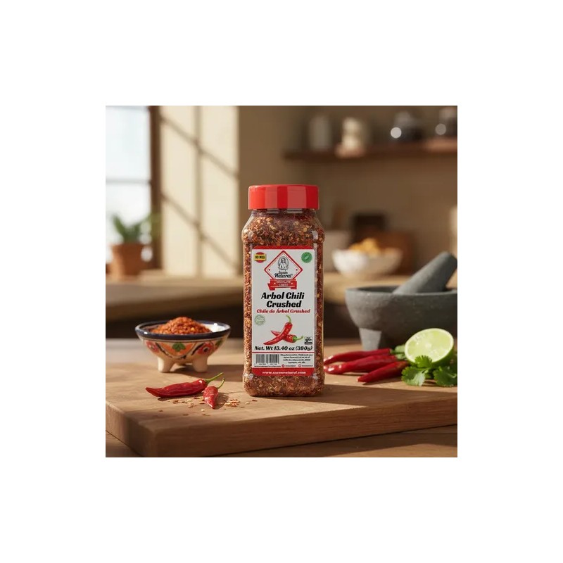 Chile De Arbol Quebrado 380g Sazon Natural Hierbas Y Especia